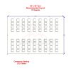 20x30 tent setup with 72 chairs in ceremony seating layout for maximum guest comfort.