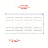 20x40 tent setup with eight 8' banquet tables and 64 chairs for optimal guest comfort.