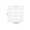 30x30 tent layout with twelve 8-foot banquet tables and 120 chairs